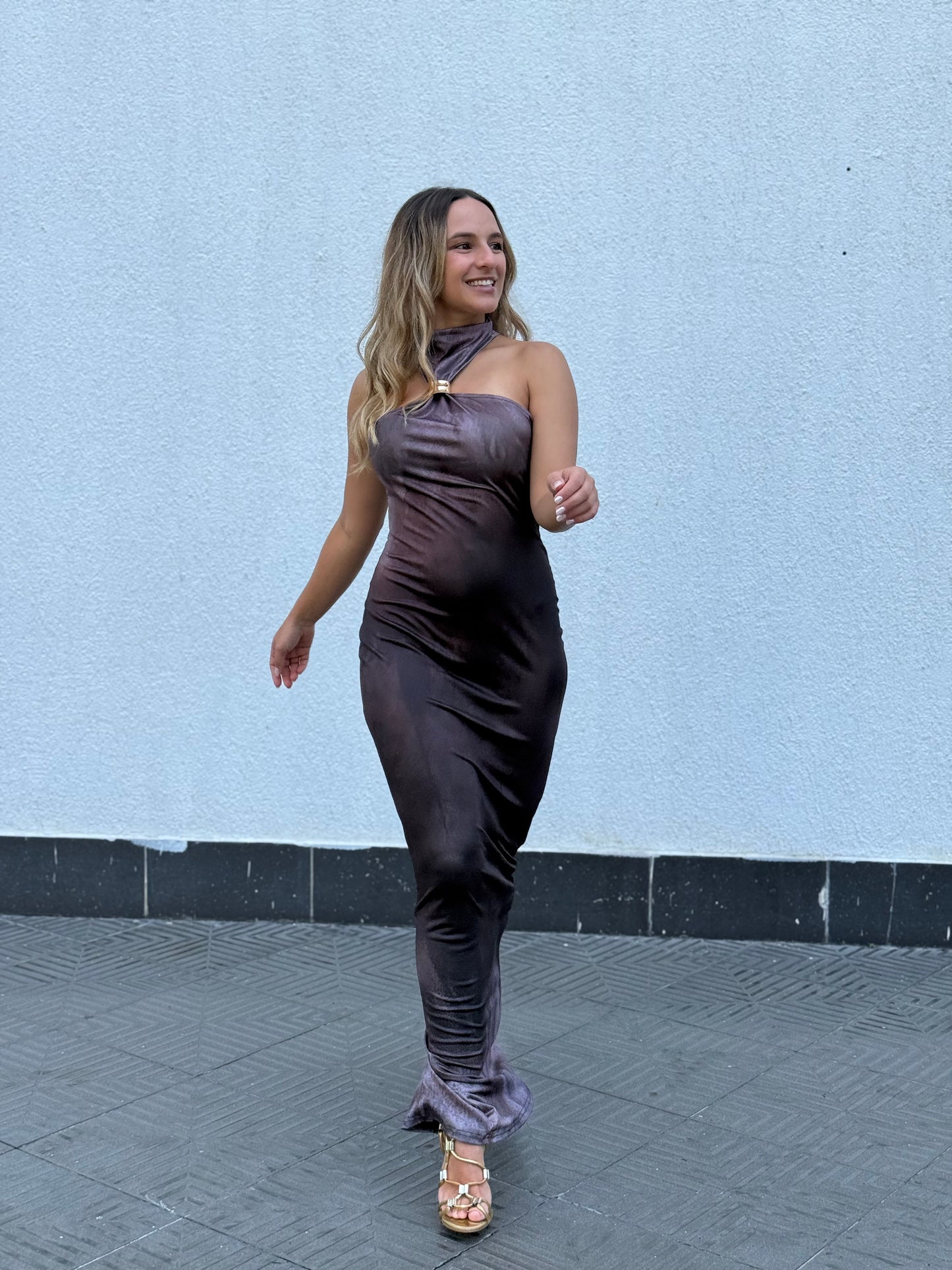 Brown Santorini Dress