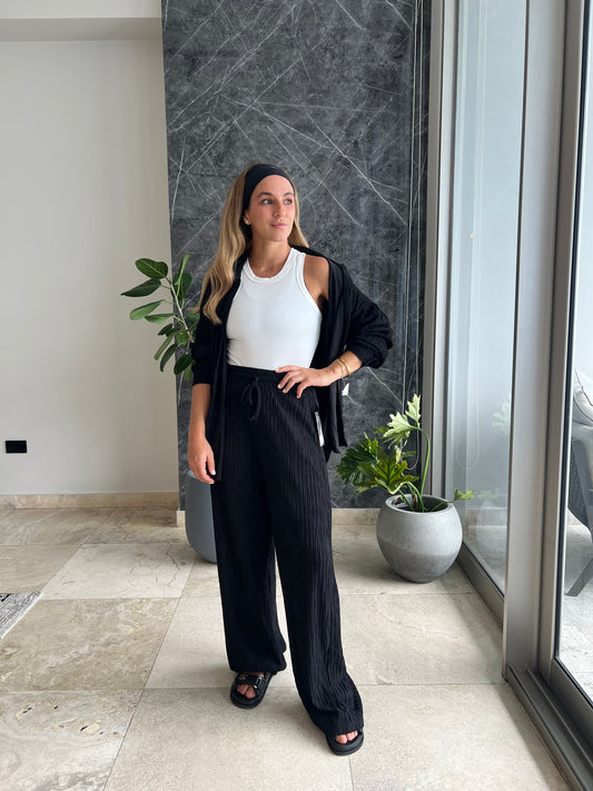Black pants & top set  viaje