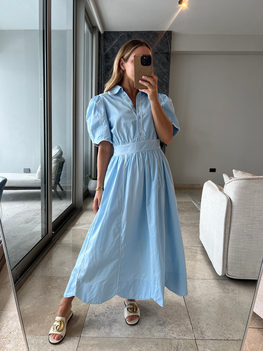 Light Blue midi Dress