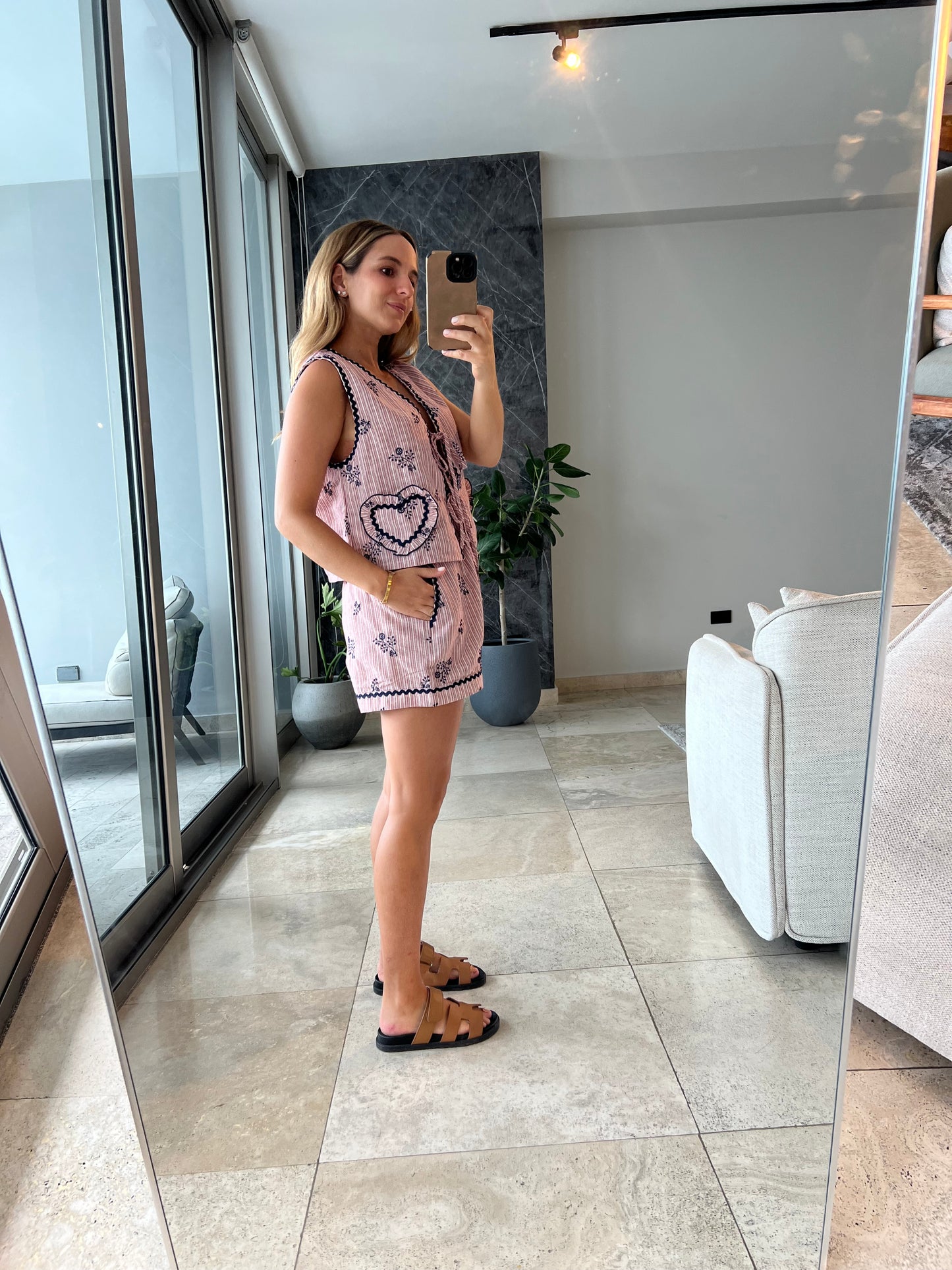 Embroidery Ema cute set