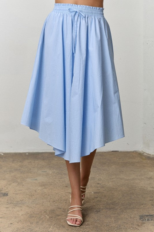Light Blue Tzniut skirt set 3 abril