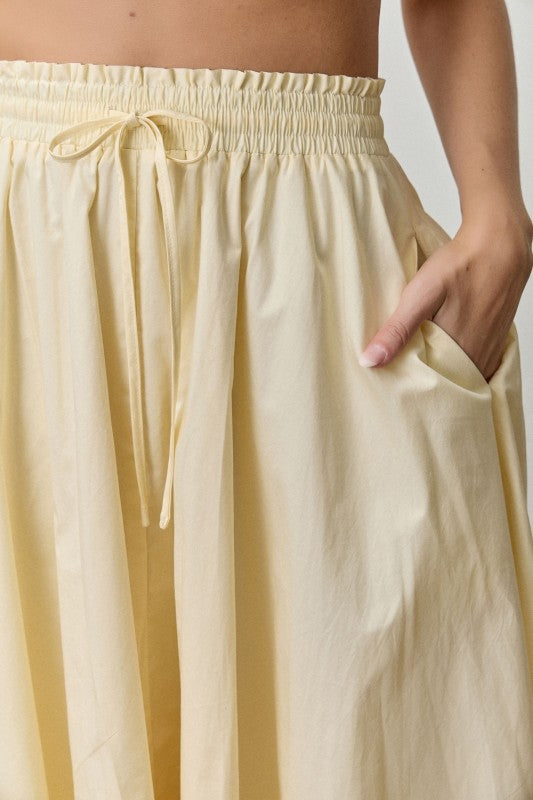 Butter yellow  Tzniut skirt set