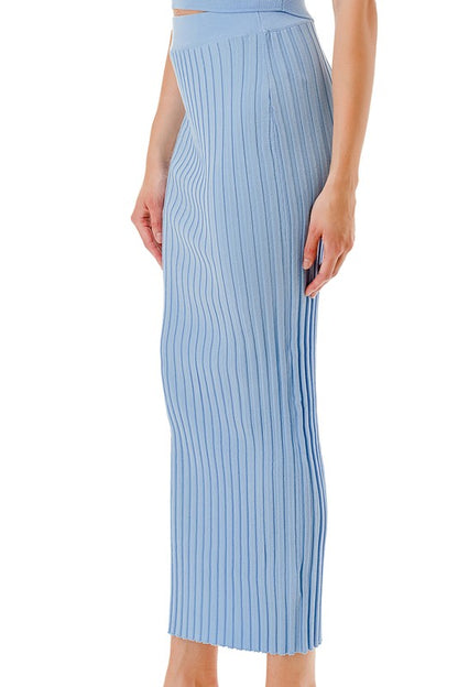 Sara's light  Blue skirt set