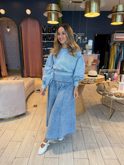 Denim tzniut set BLACK WEEK