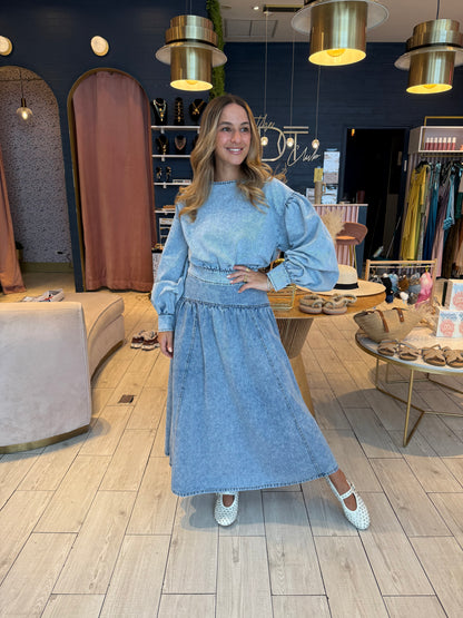 Denim tzniut set BLACK WEEK