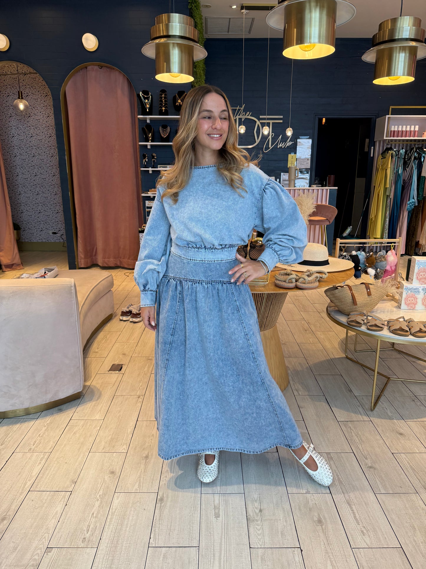 Denim tzniut set BLACK WEEK