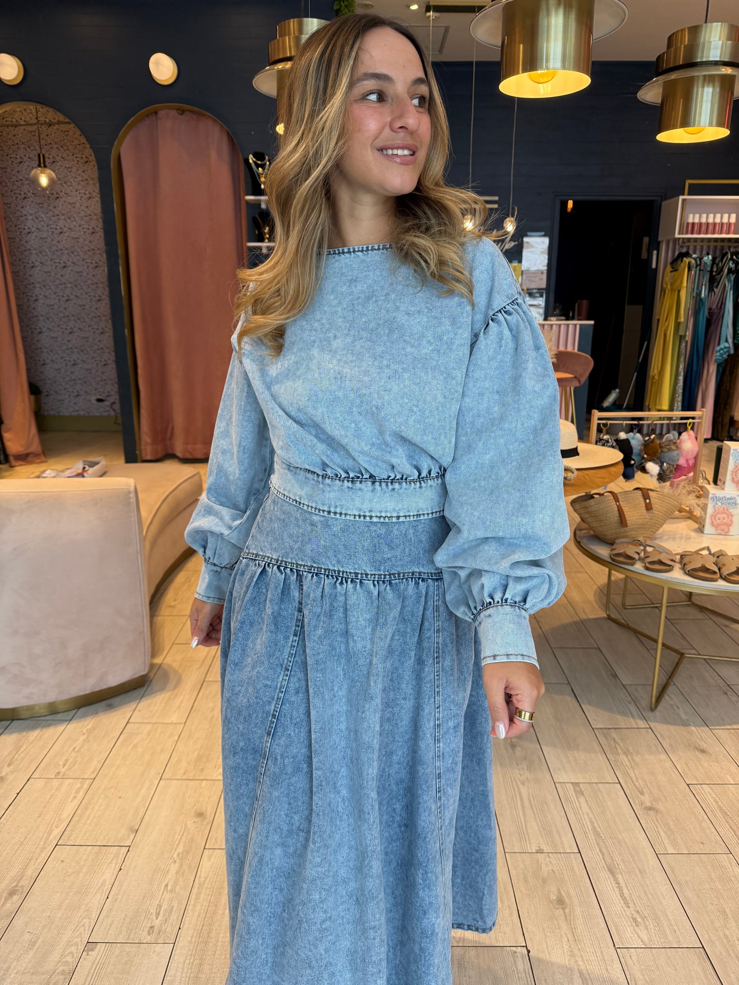 Denim tzniut set BLACK WEEK