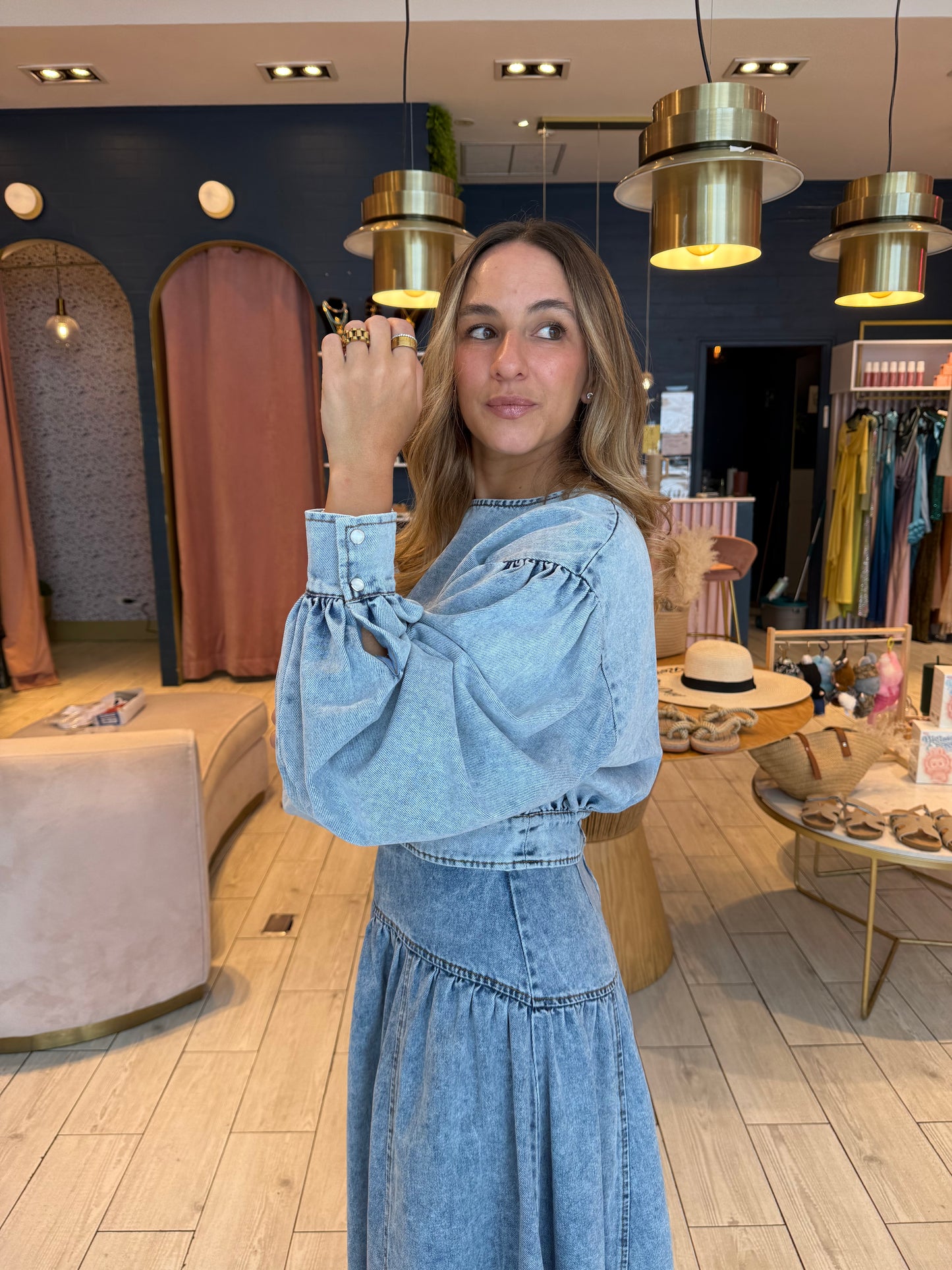 Denim tzniut set BLACK WEEK