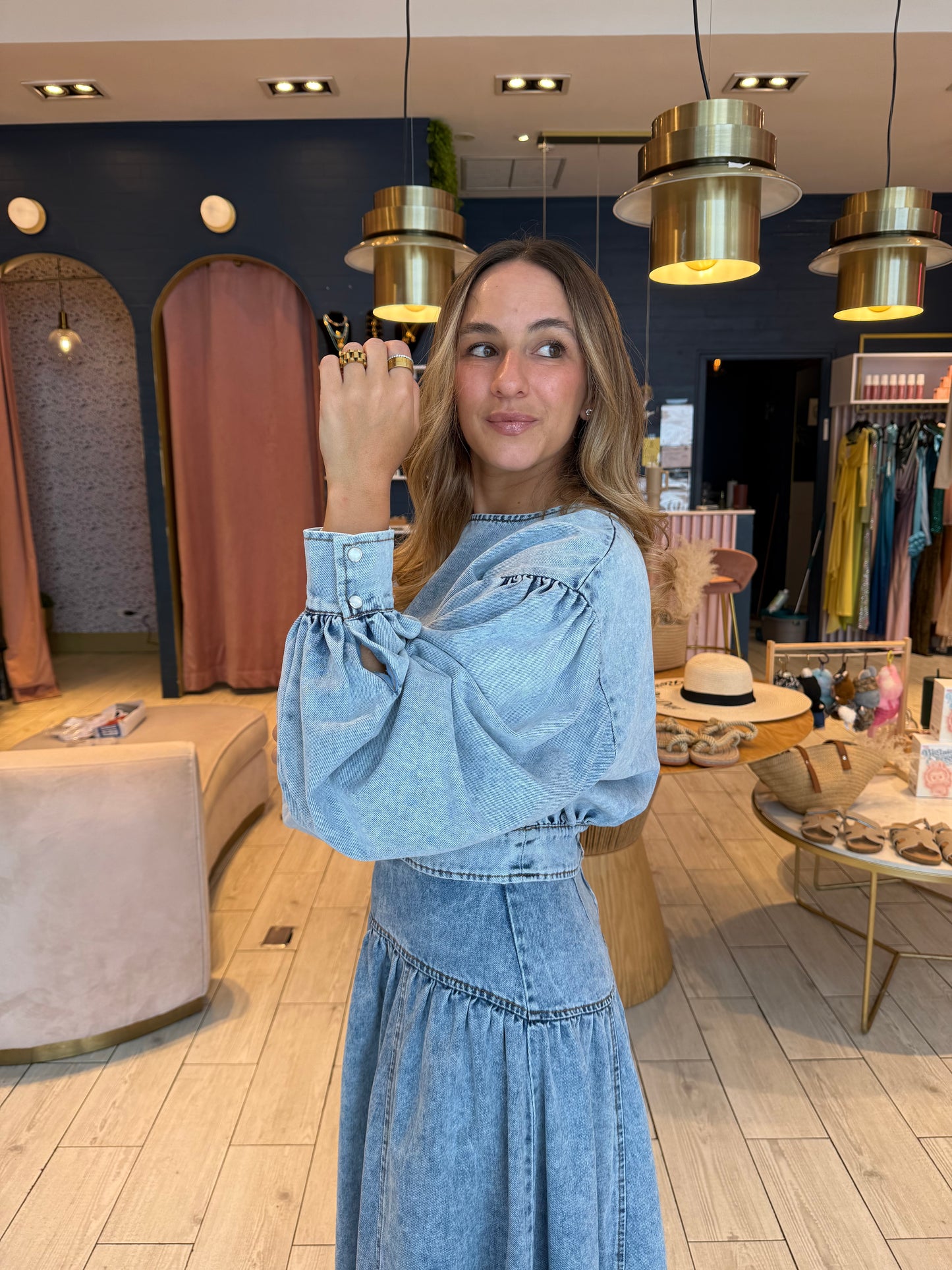 Denim tzniut set BLACK WEEK