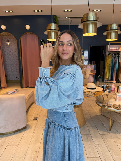 Denim tzniut set BLACK WEEK