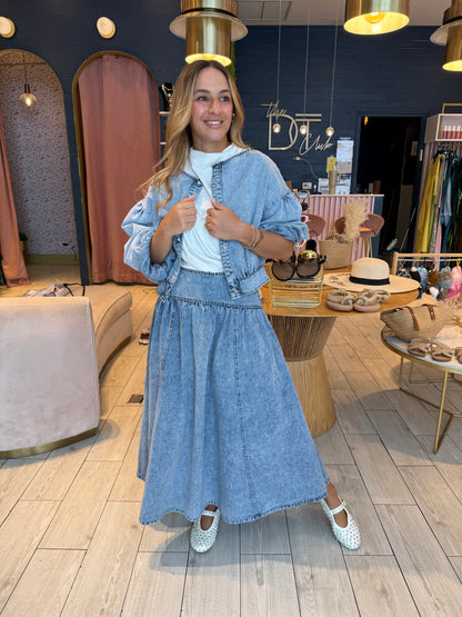 Denim tzniut set BLACK WEEK