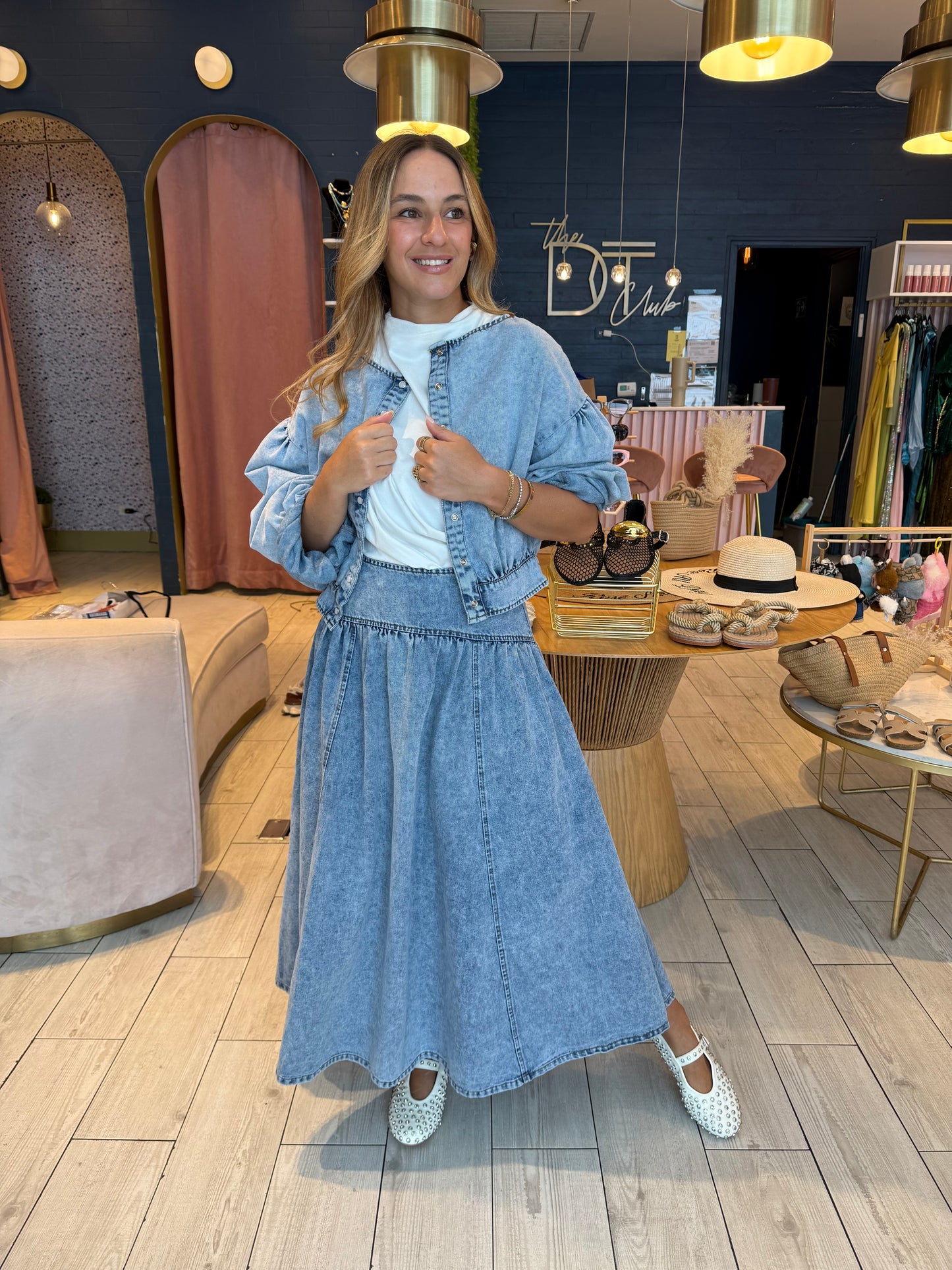 Denim tzniut set BLACK WEEK