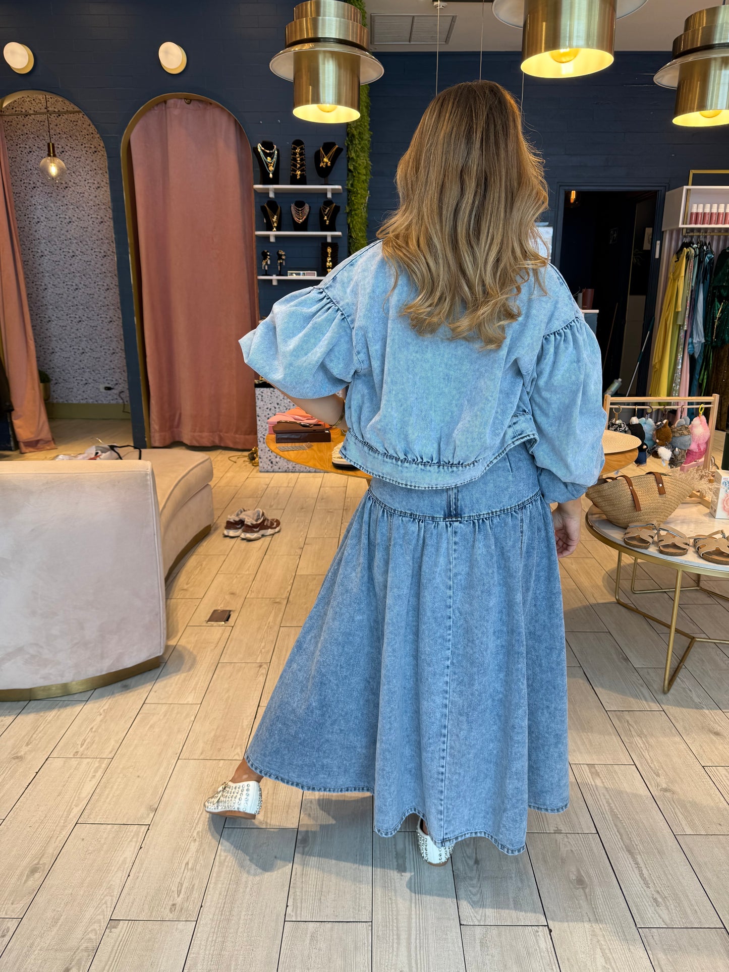 Denim tzniut set BLACK WEEK