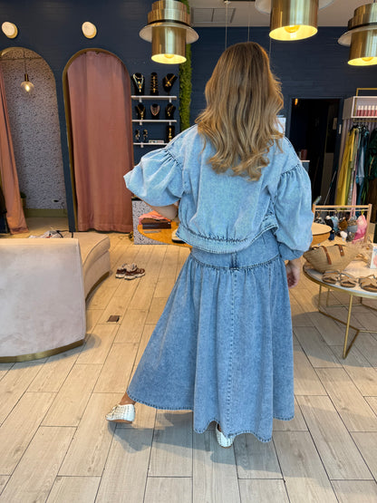 Denim tzniut set BLACK WEEK