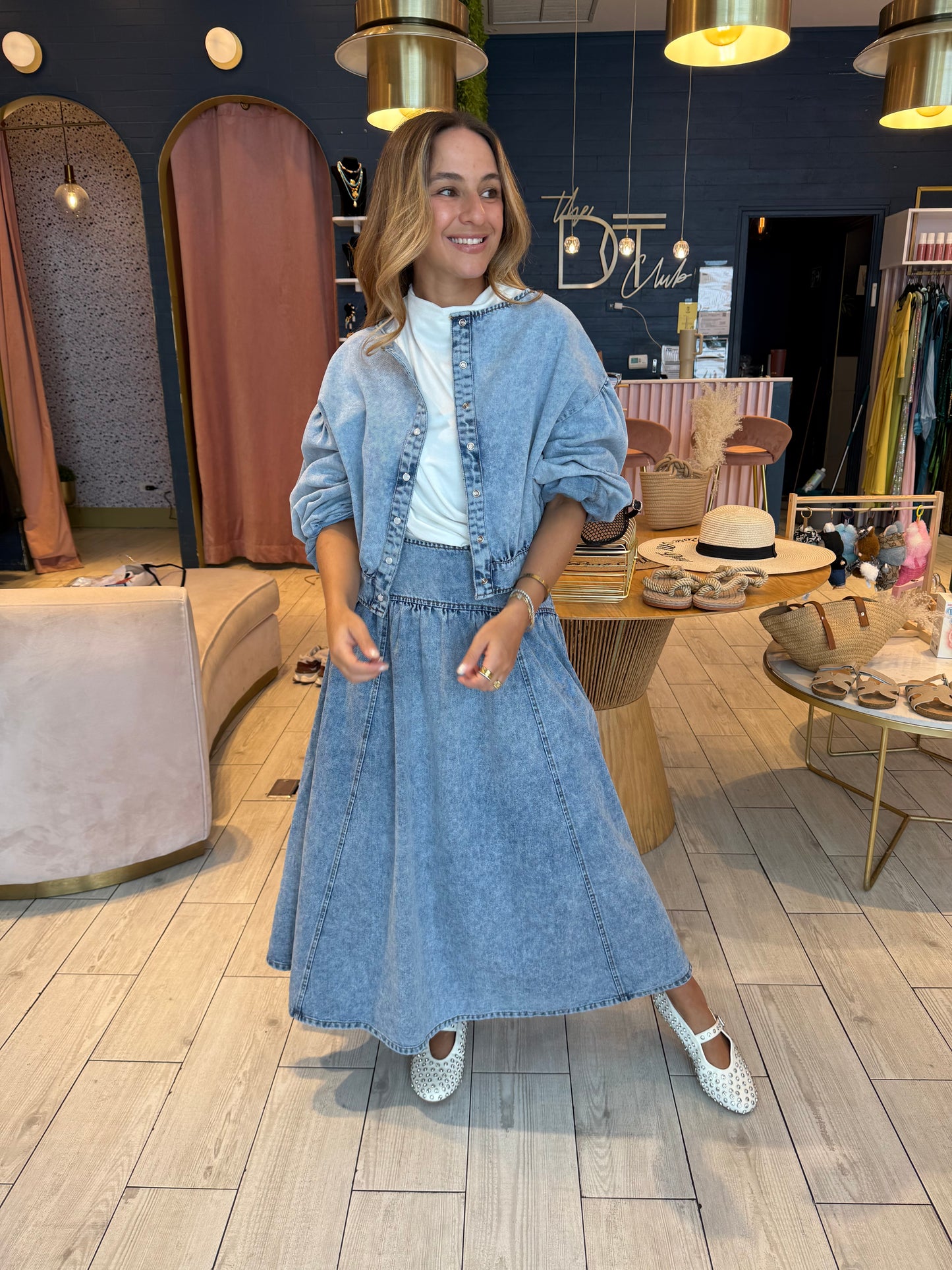 Denim tzniut set BLACK WEEK