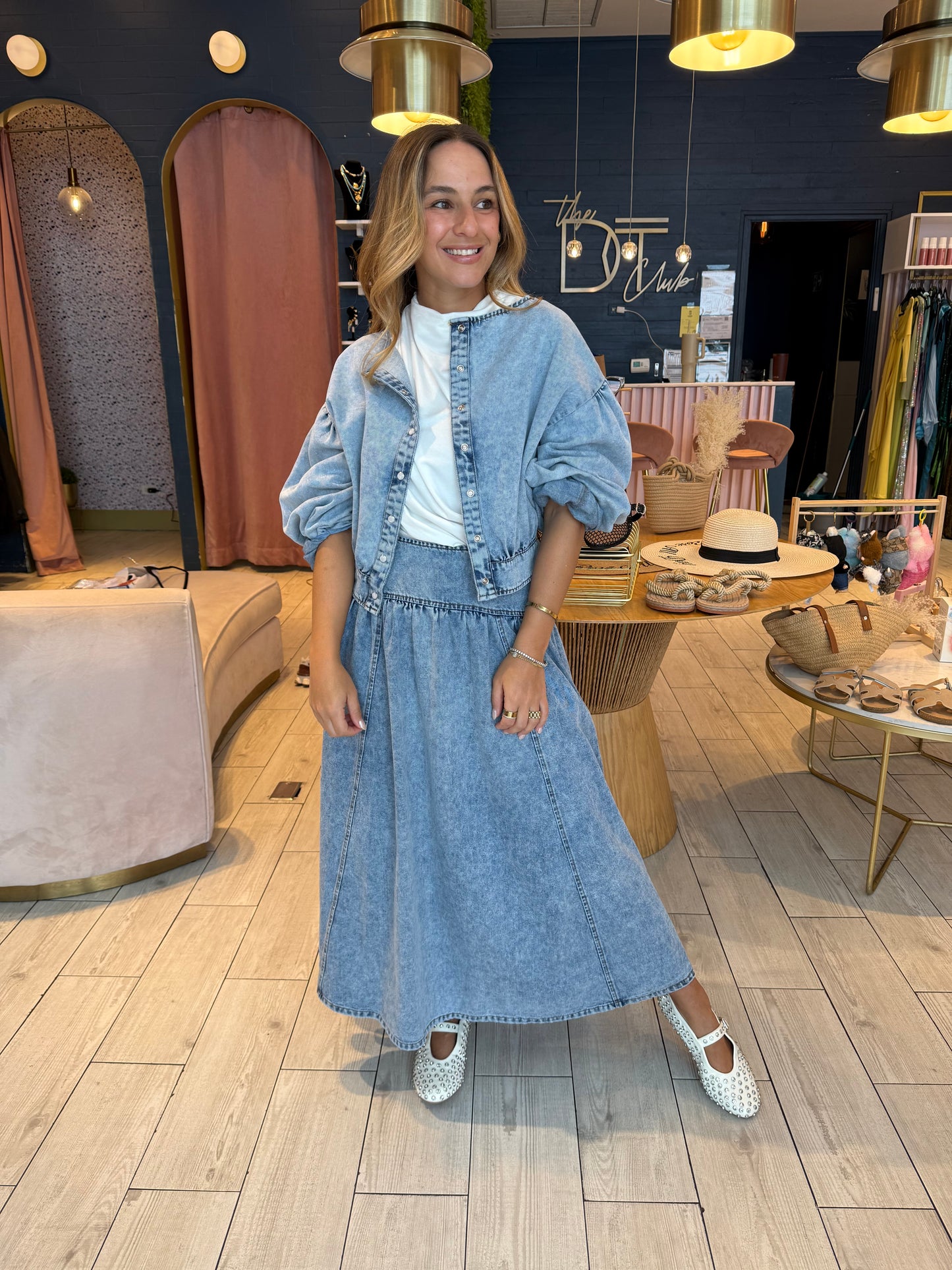 Denim tzniut set BLACK WEEK