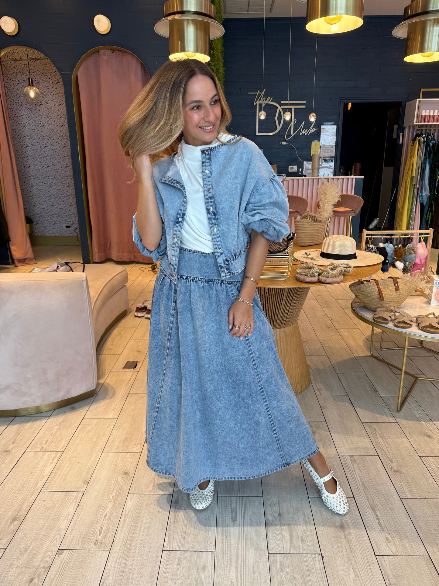 Denim tzniut set BLACK WEEK