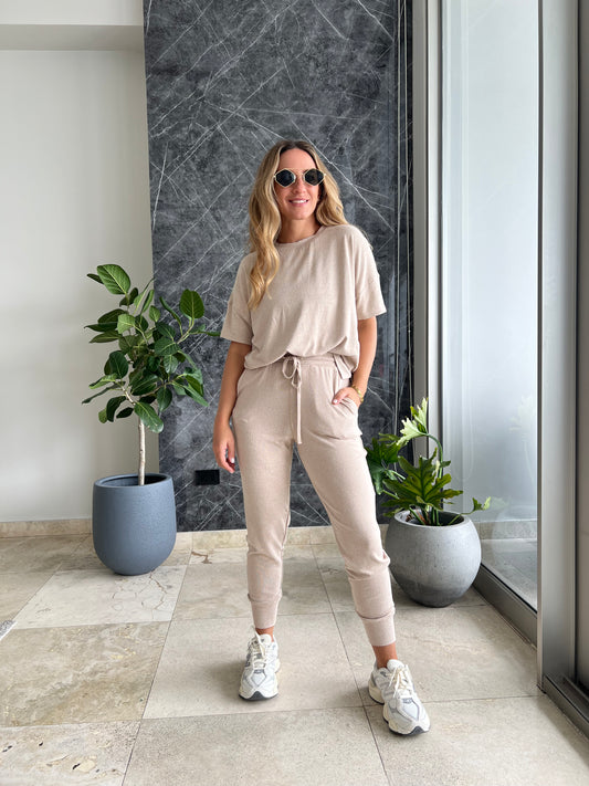 Nude jogger set de viaje