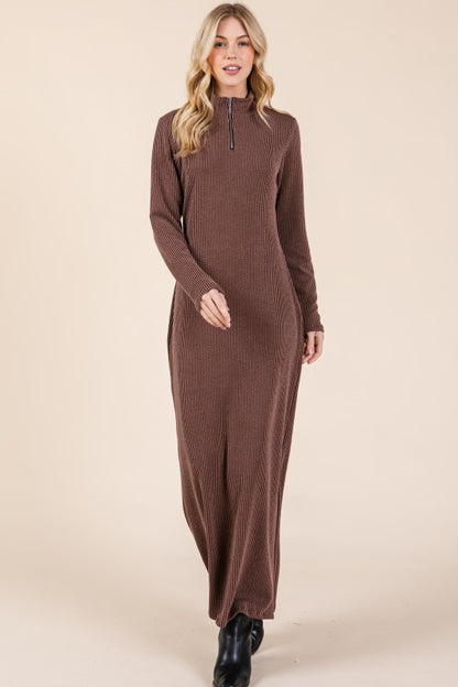 Brown Cotton Tzniut Dress 7 nov