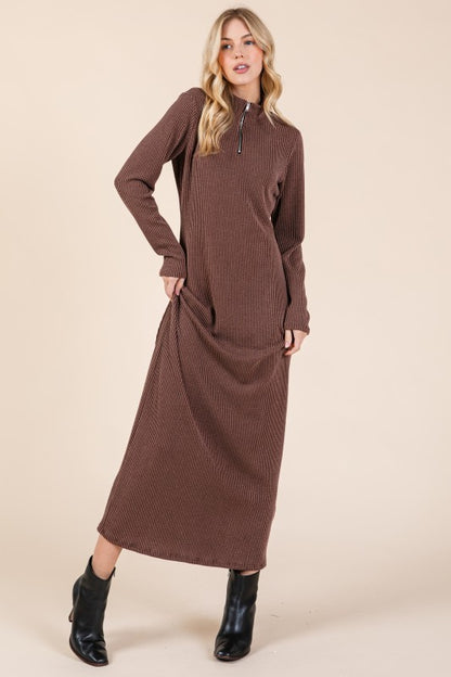 Brown Cotton Tzniut Dress 7 nov