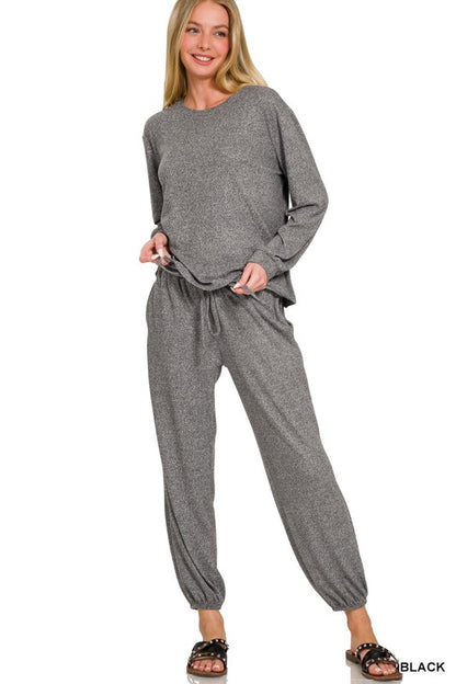 Black loungewear set 8 nov