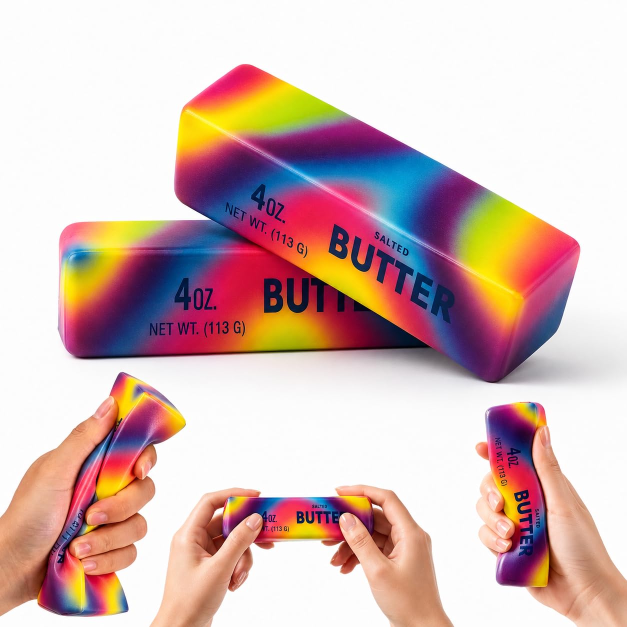 Tie dye Butter Squishy