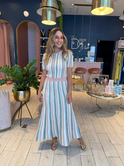 Knitted Ariele's skirt set