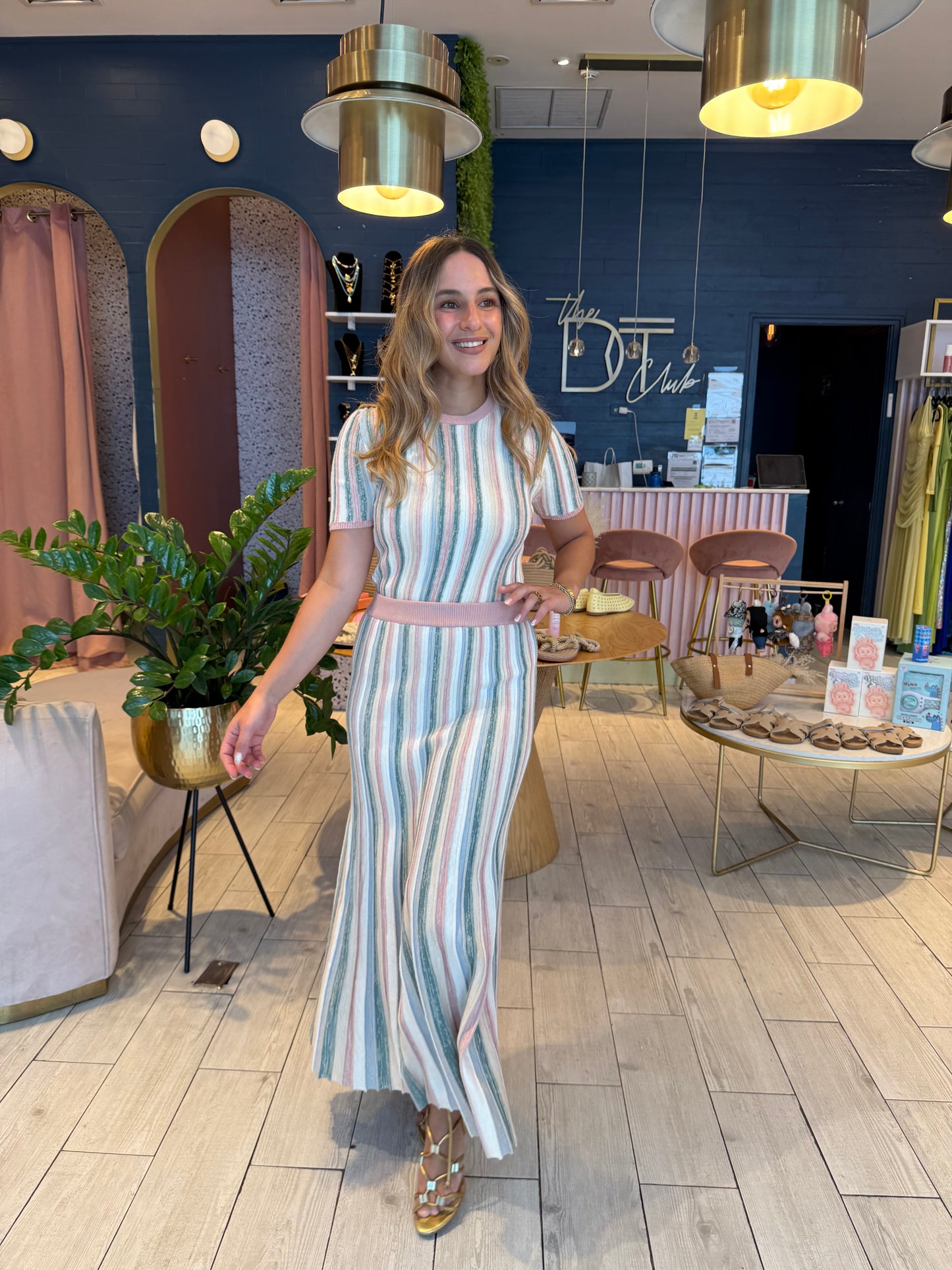 Knitted Ariele's skirt set