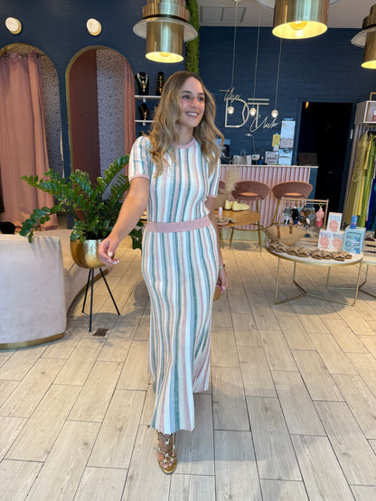 Knitted Ariele's skirt set