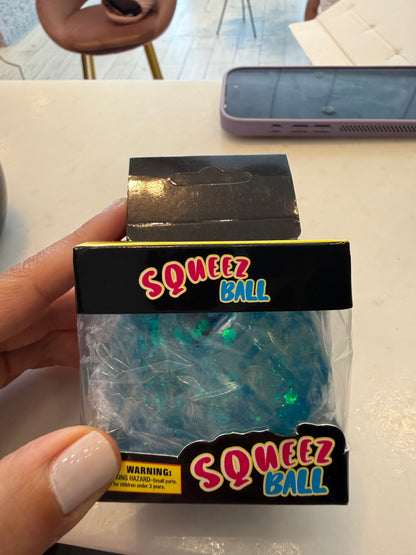 Squeeze Glitter cube Squishy