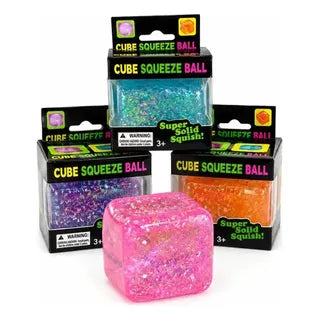 Squeeze Glitter cube Squishy