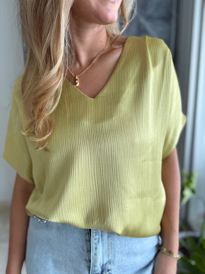 Lime Silky basic top