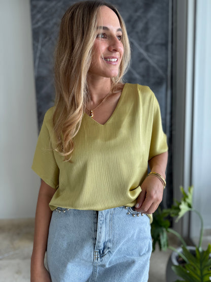 Lime Silky basic top