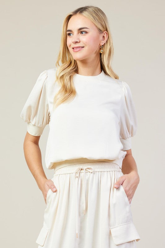 Cream Tzniut skirt set