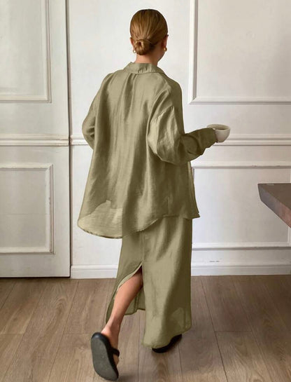 Matcha dress & shirt set 18 mayo