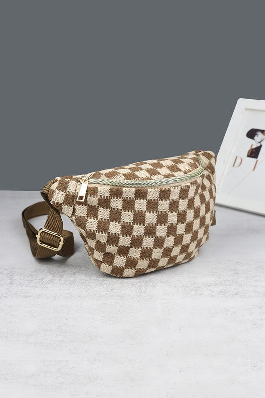 Checkerd Fanny pack