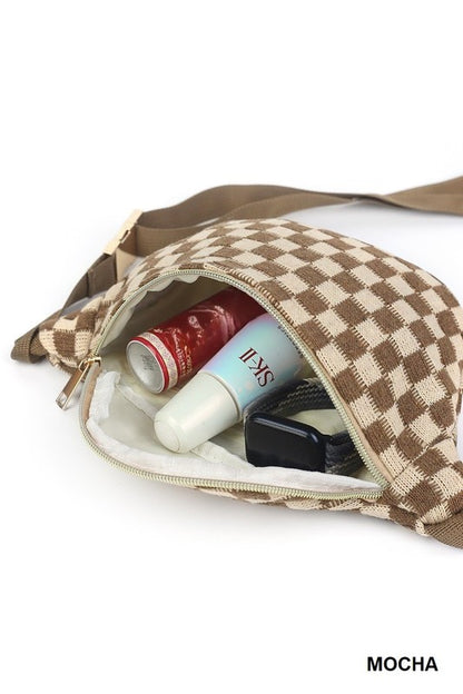 Checkerd Fanny pack