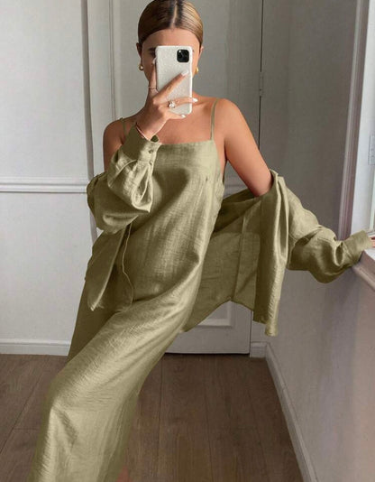 Matcha dress & shirt set 18 mayo