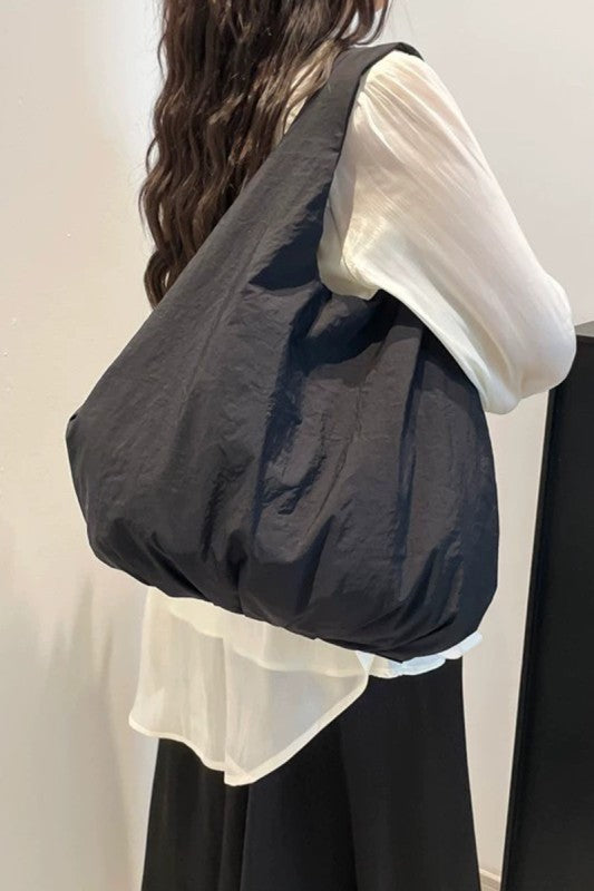 Minimalist drapped shoulder bag 12 nov