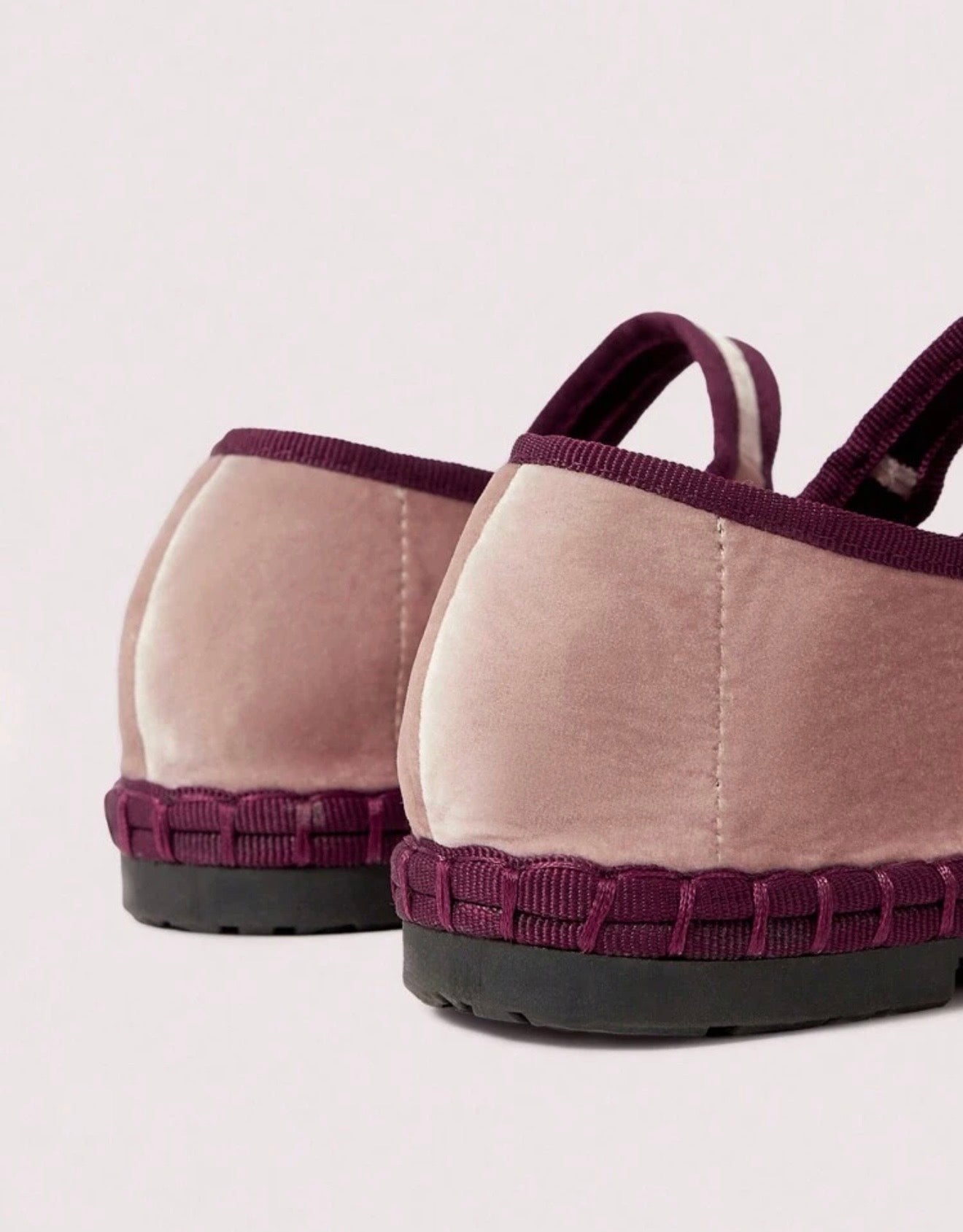 Blush & Burgundy flats