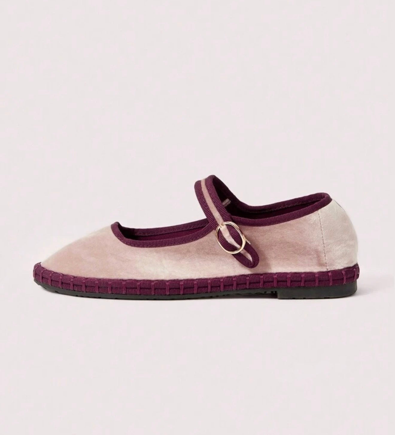 Blush & Burgundy flats