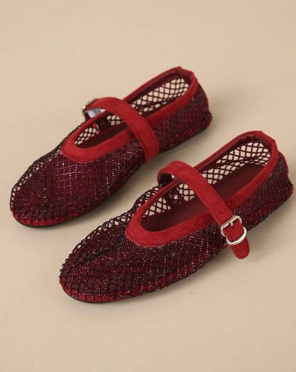 Milán red Flats DT