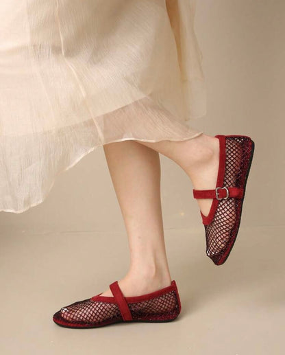 Milán red Flats DT
