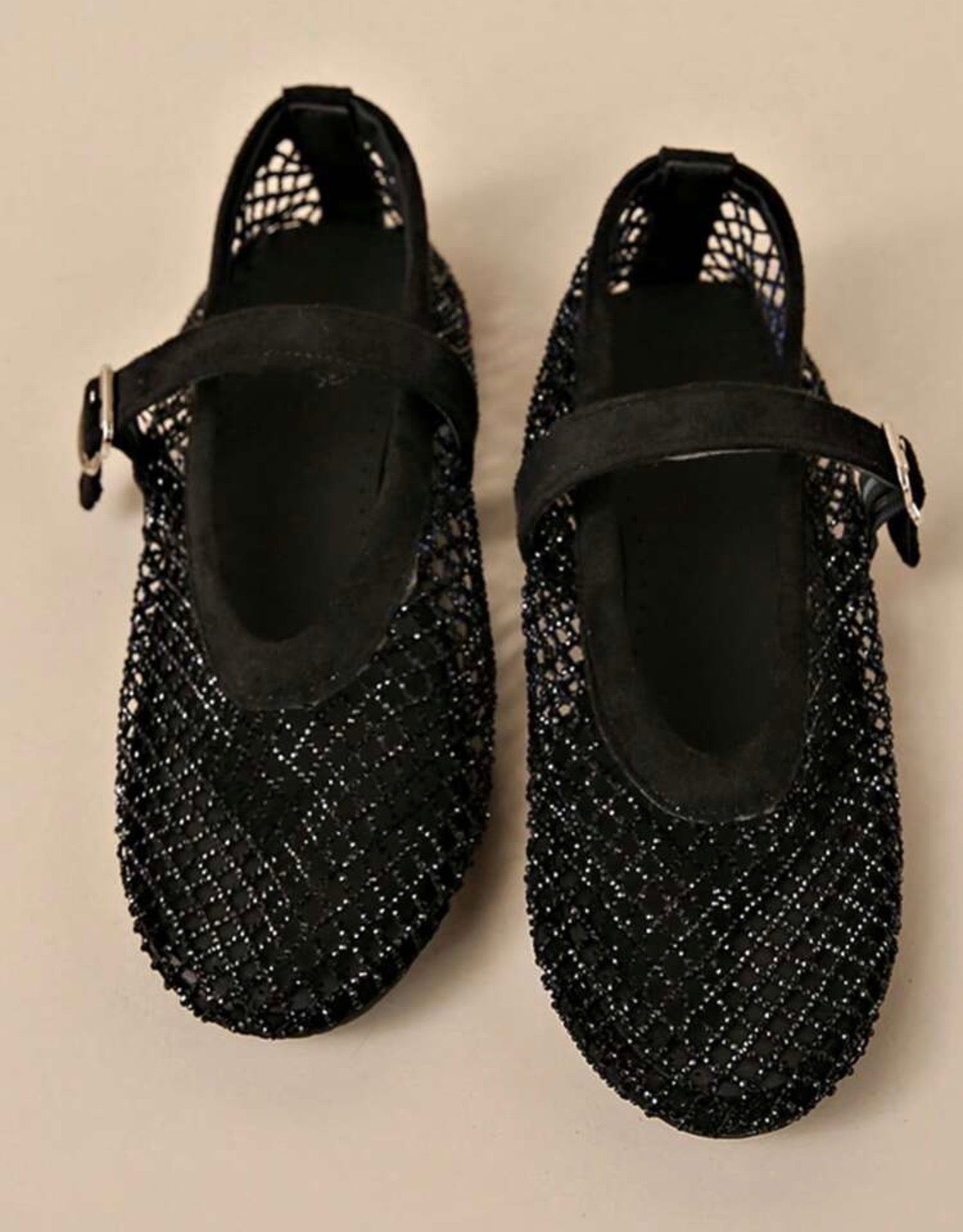 Black Milán Flats DT