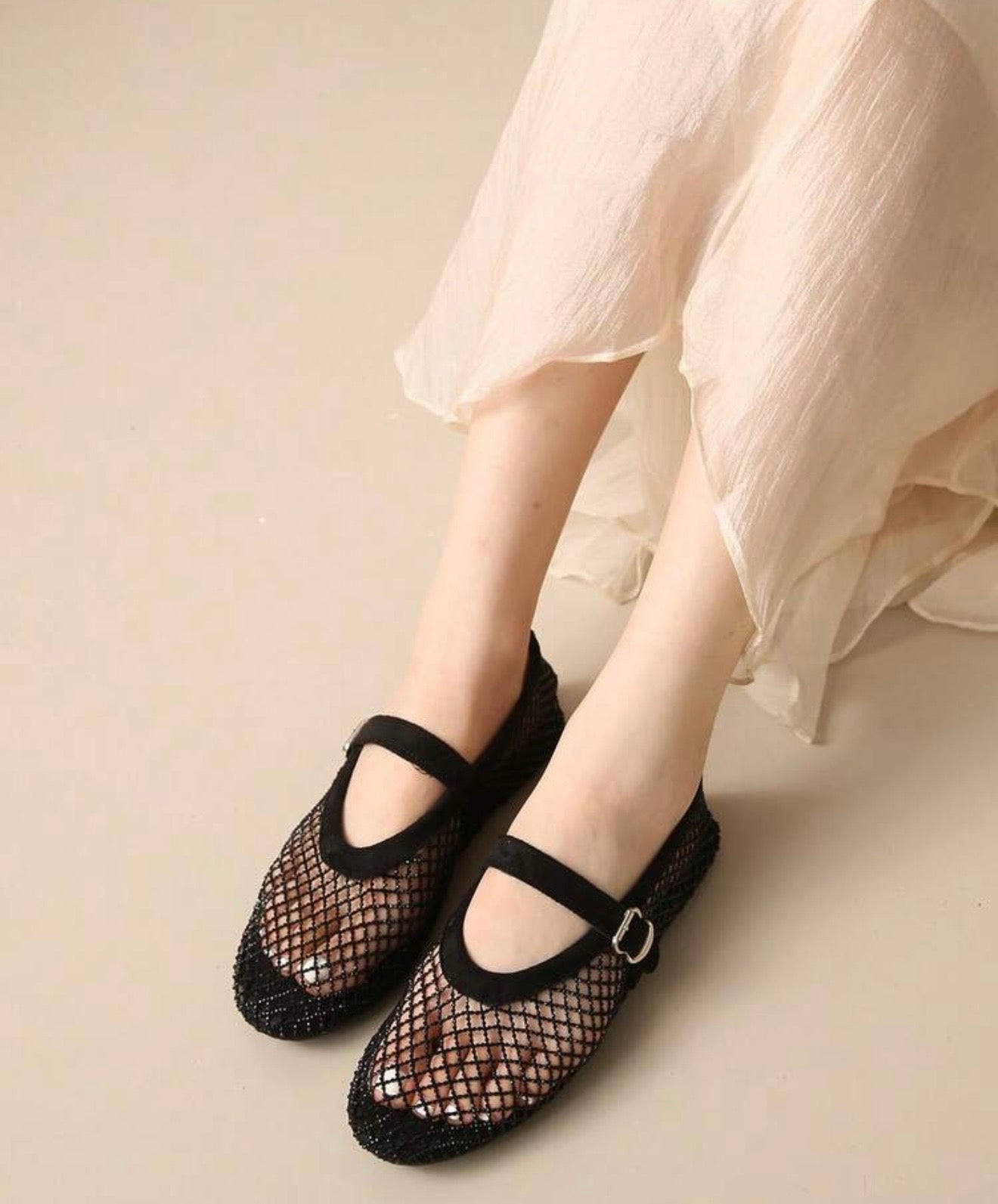 Black Milán Flats DT