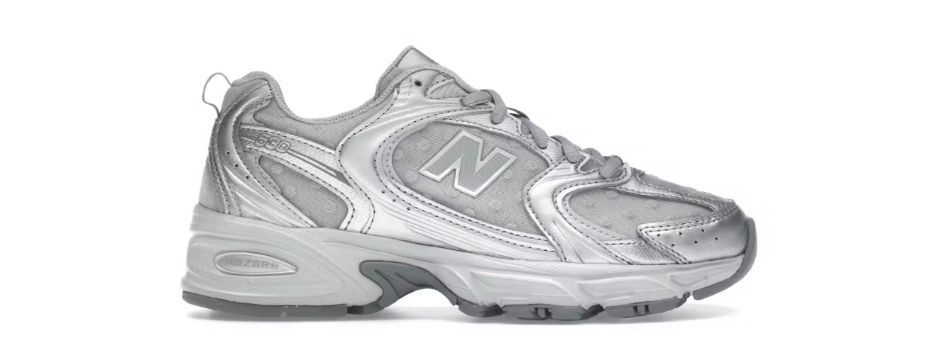 New balance 530 Silver polka dots for women