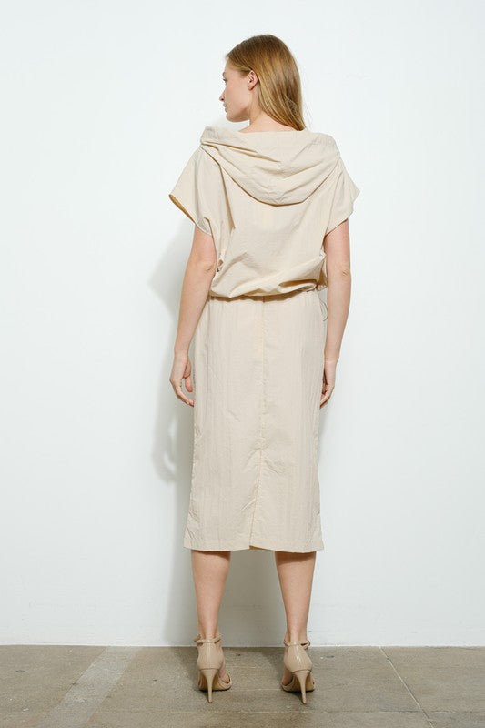 Nude hoddie & tzniut skirt set