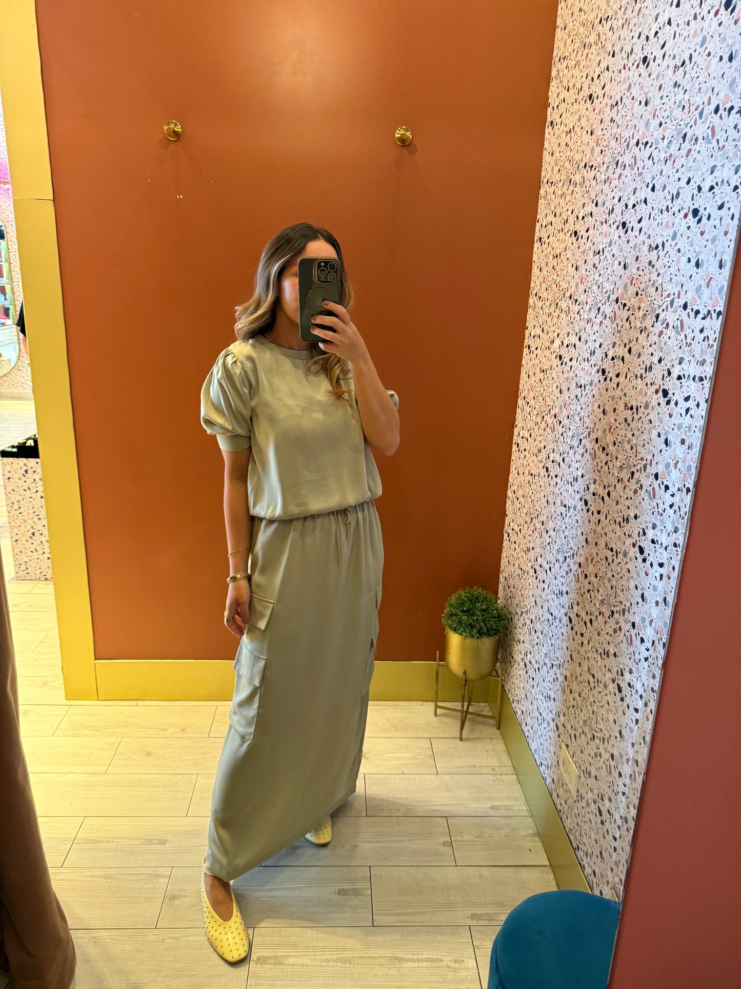 Sage Tzniut skirt set