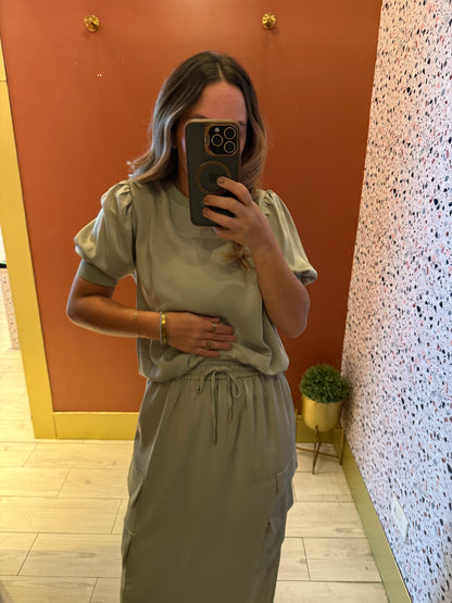 Sage Tzniut skirt set