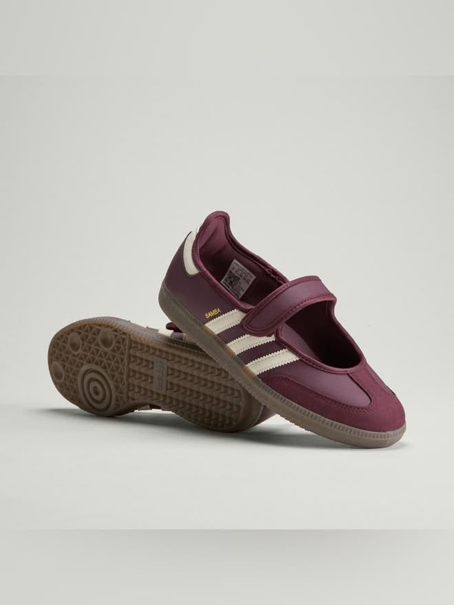 Marroon Mary Jane sambas
